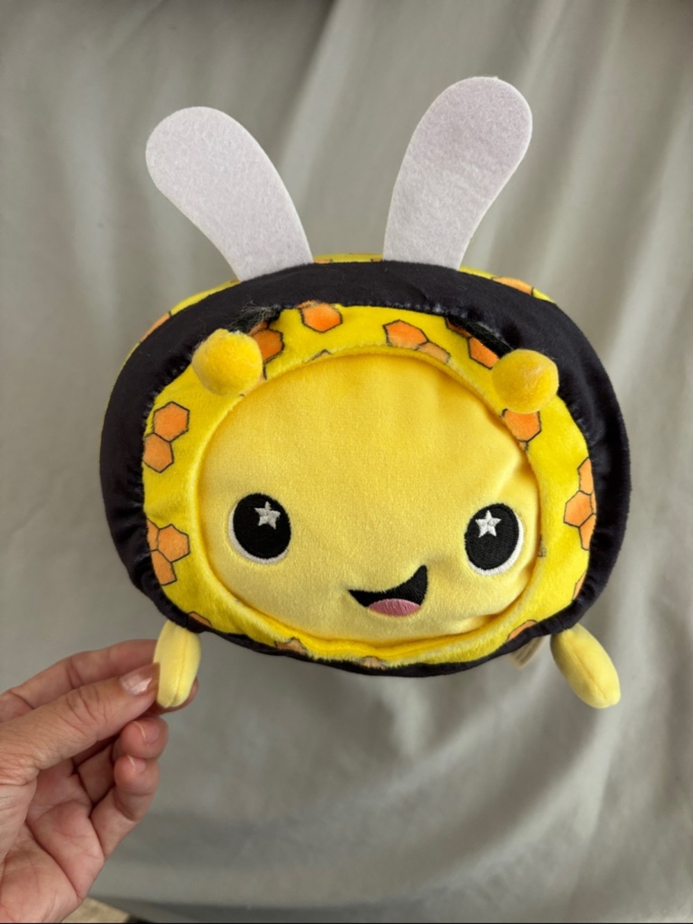 Moosh Moosh Cute Yellow Bee Plush Toy for Kids - Soft Stuffed Character